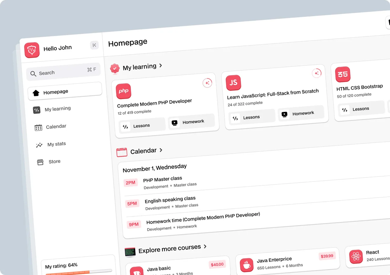 SaaS website user research example