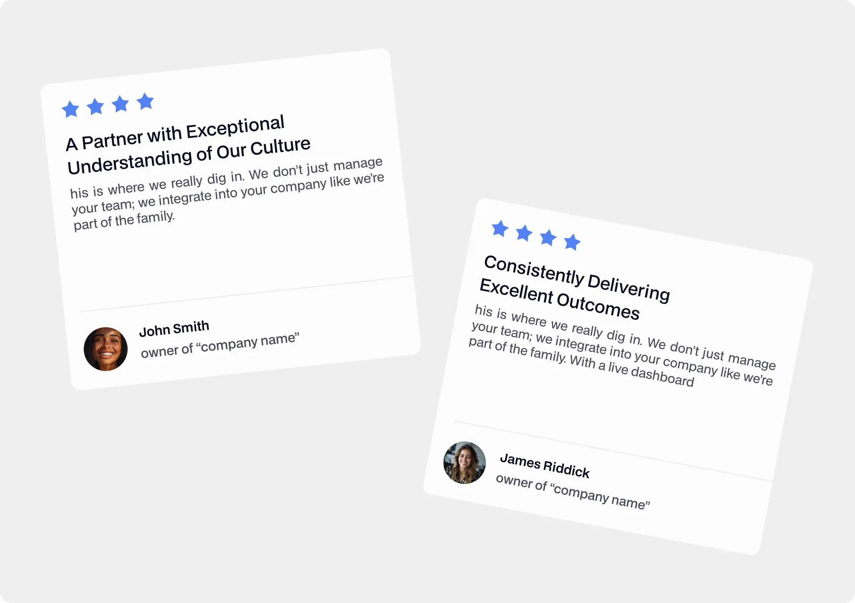 Trust signals and social proof on a SaaS site