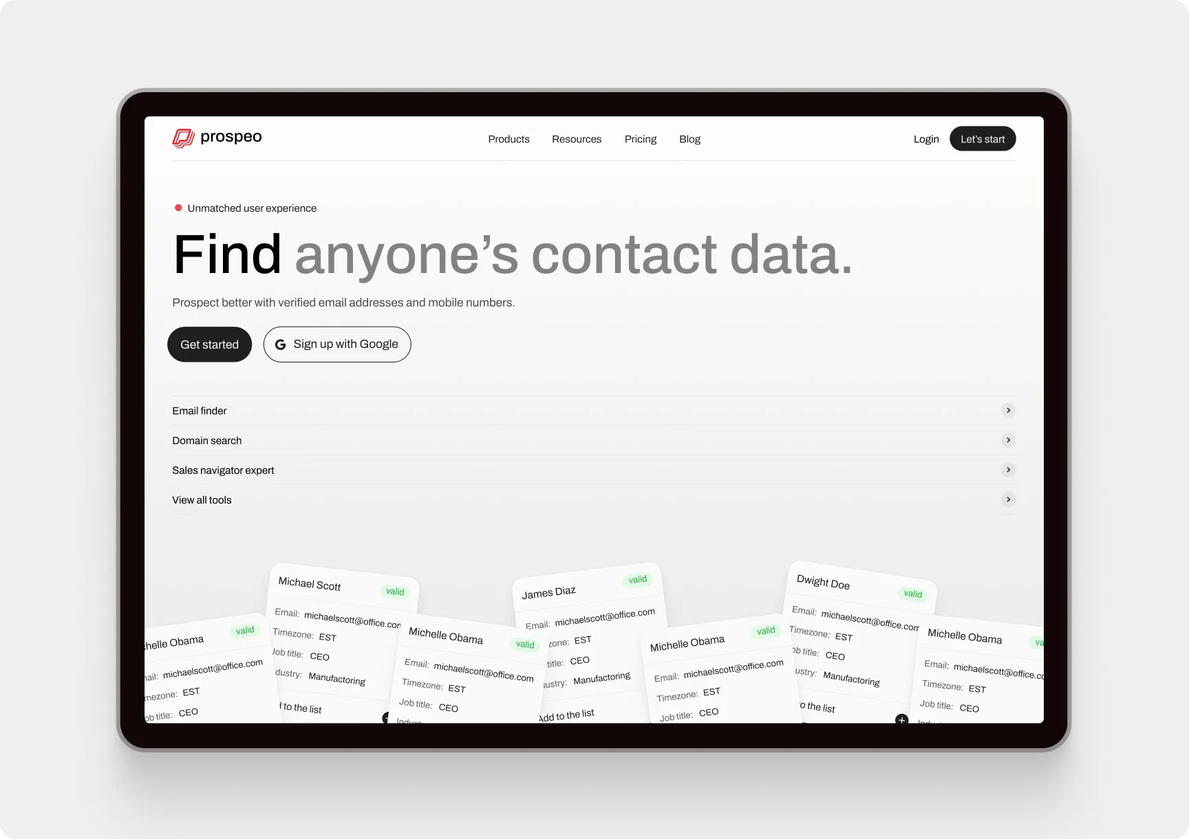 User-friendly SaaS website design and navigation