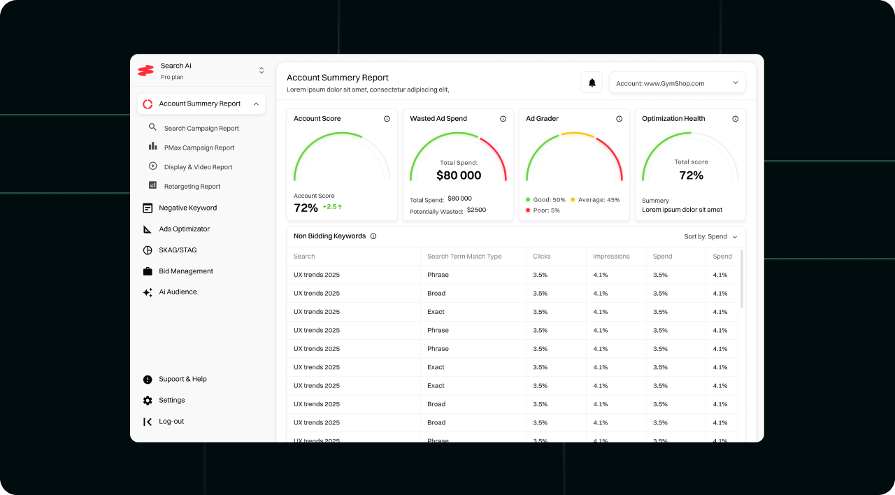 SaaS app