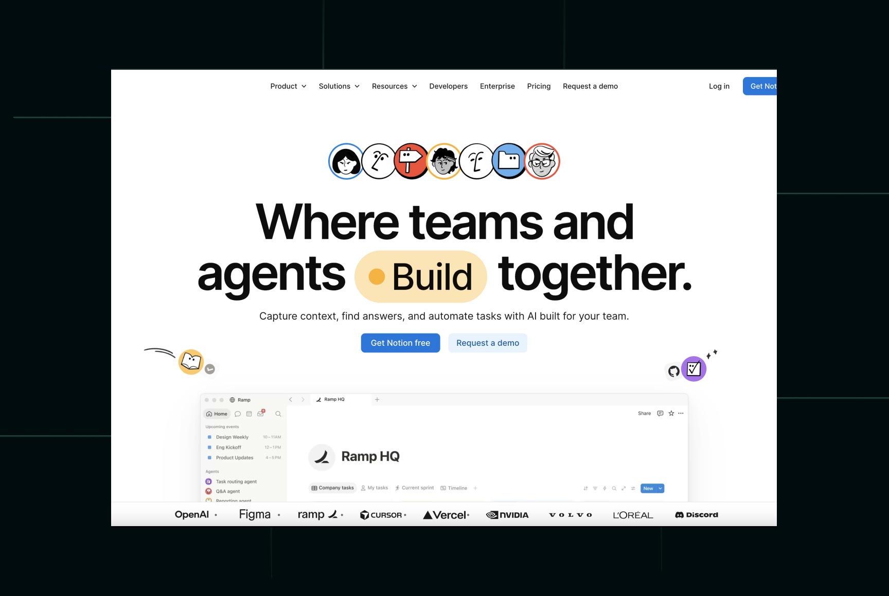 notion site hero