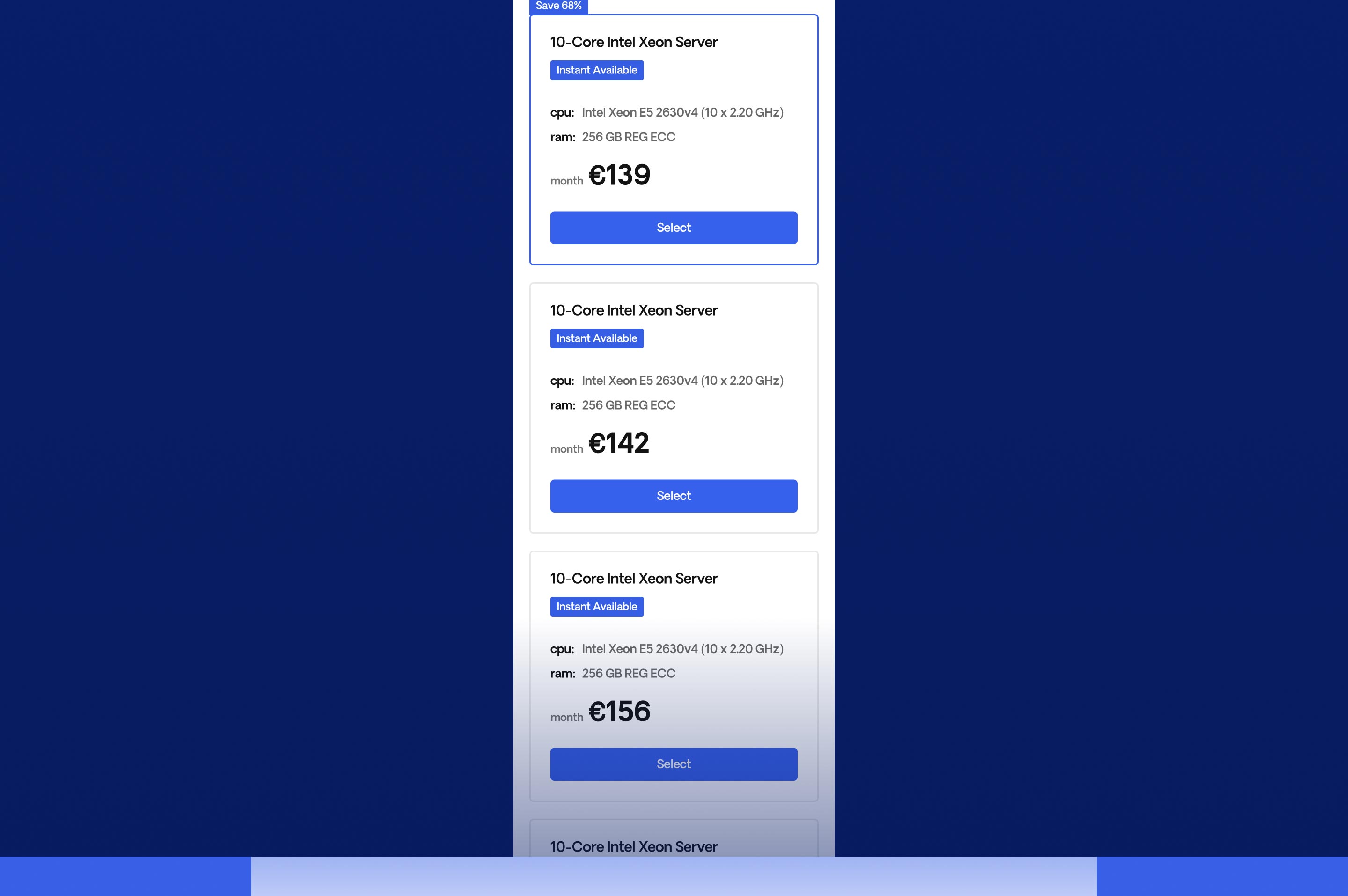 mobile deals page