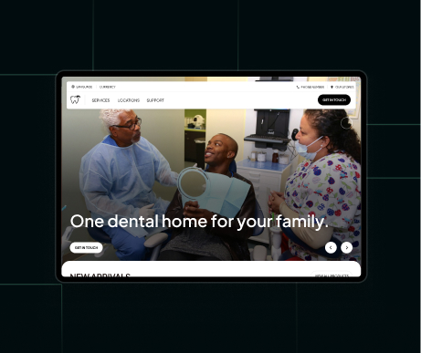 dental care website