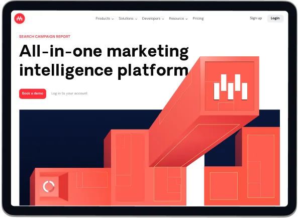 marketing platform screenshot