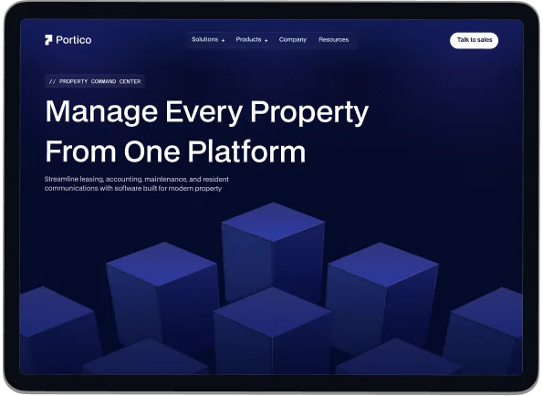 dark property website