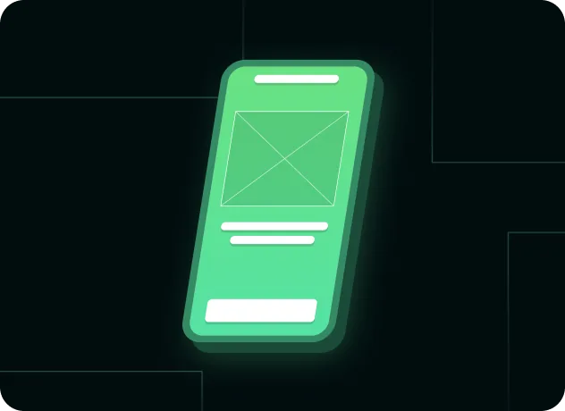 green phone outline