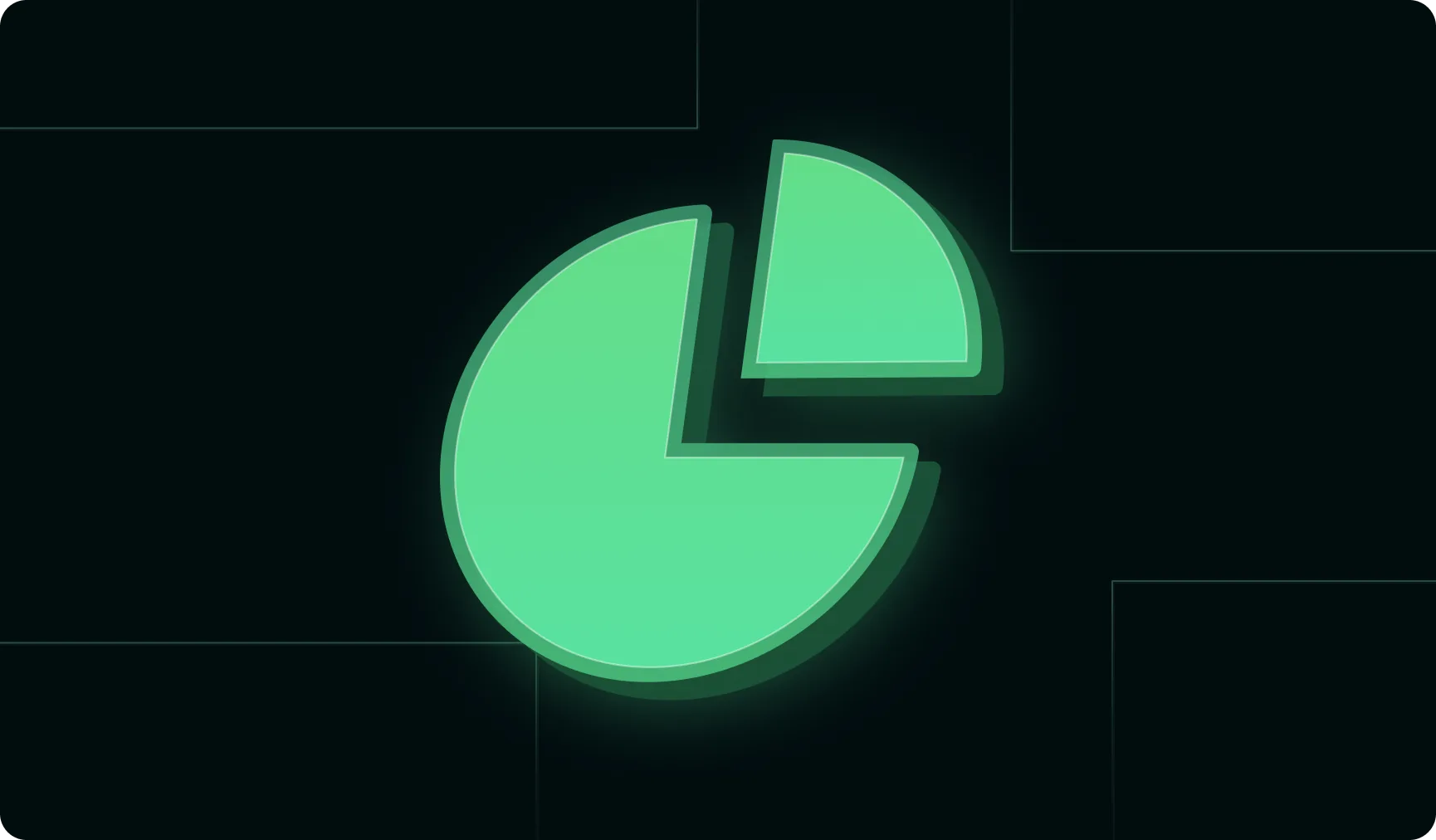 green pie chart